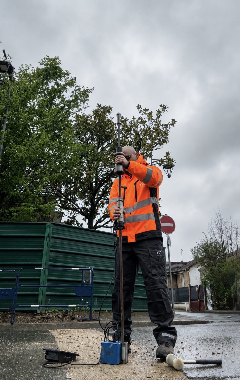 Essai de compactage au pénétromètre dynamique